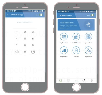 SMS Banking Interface