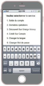 SMS Banking Interface